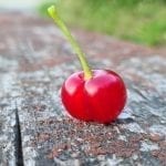 a cherry that looks like a butt