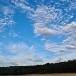 clouds on a blue sky