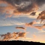 clouds at sunset