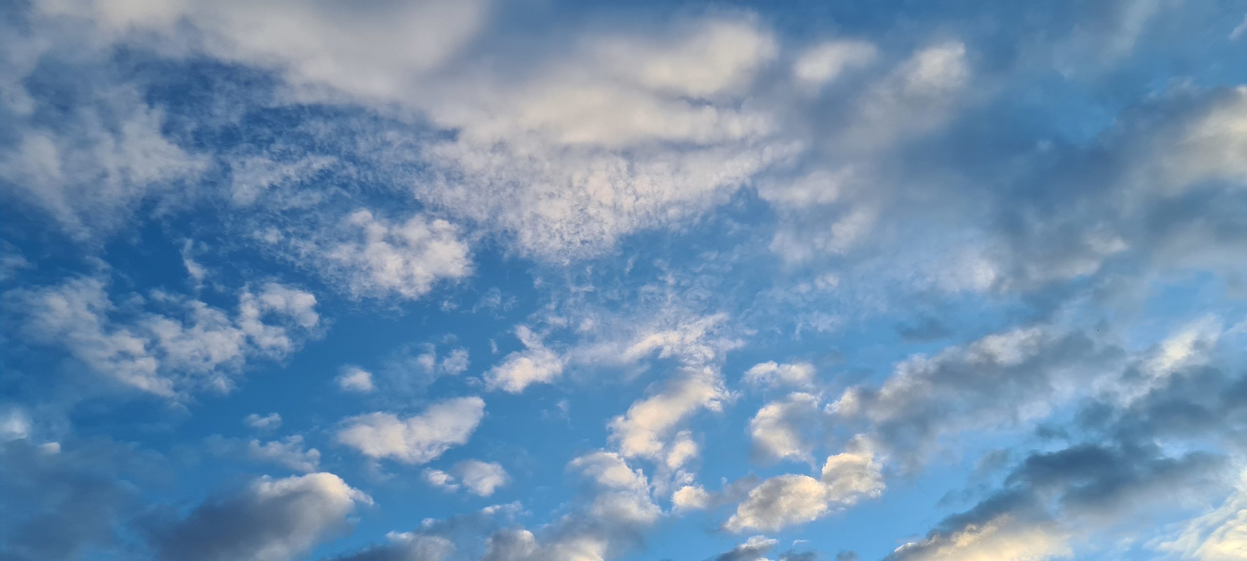 clouds in a blue sky